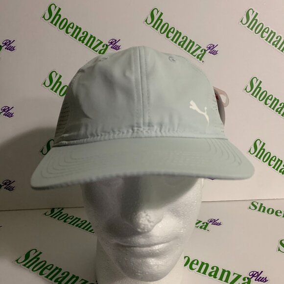 PUMA Hat Standard Evercat Stream Perforated Adjustable Cap Lt Light Blue Pastel - Picture 1 of 8